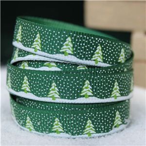 Go Grosgrain - Snow Trees/Forest